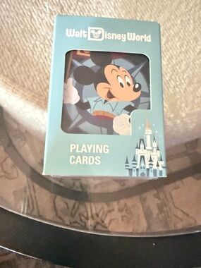 Walt Disney World Playing Cards in Teal Box